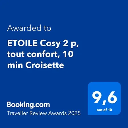 アパート Etoile Cosy 2 P, Confort, 10 Min Croisette